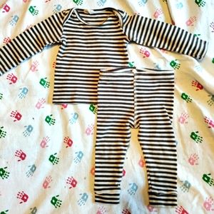 Striped pajamas set
